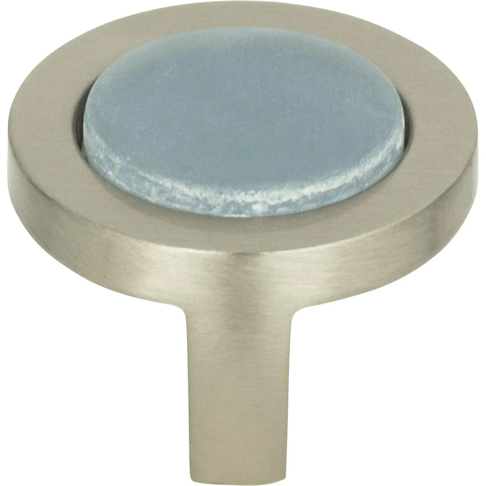 Atlas Homewares - Spa Blue Round Knob - 229-BLU-BRN | Montreal Lighting & Hardware