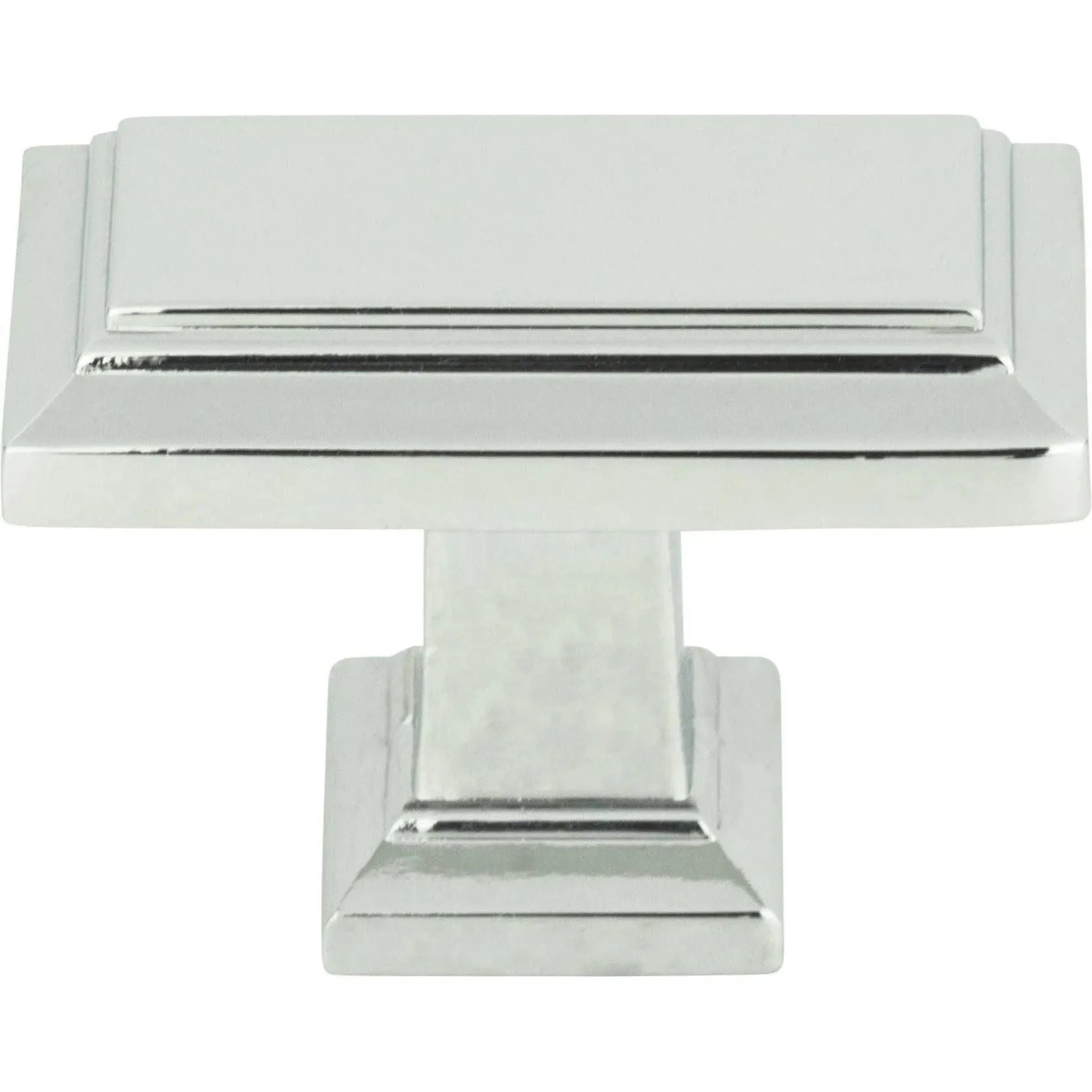 Atlas Homewares - Sutton Place Rectangle Knob - 290-CH | Montreal Lighting & Hardware