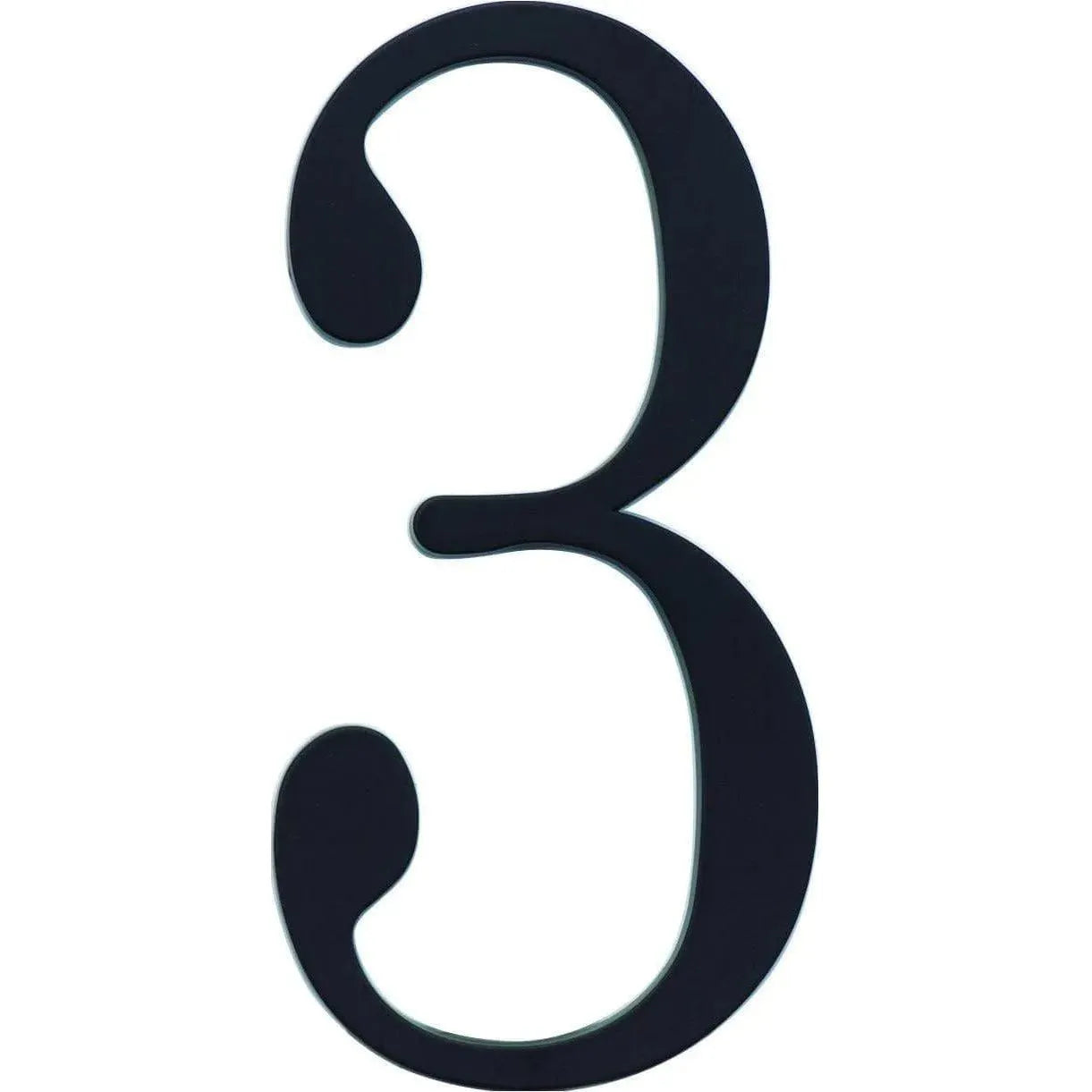 Atlas Homewares - Traditionalist House Numbers - TRN3-BL | Montreal Lighting & Hardware