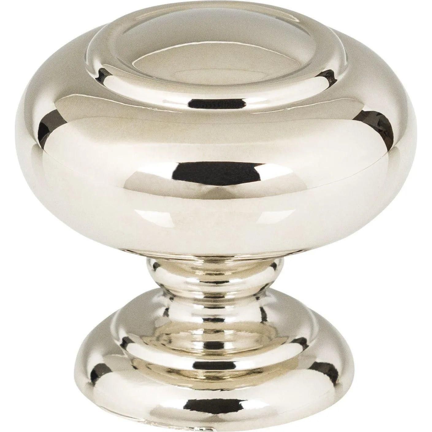 Atlas Homewares - Victoria Knob - A610-PN | Montreal Lighting & Hardware