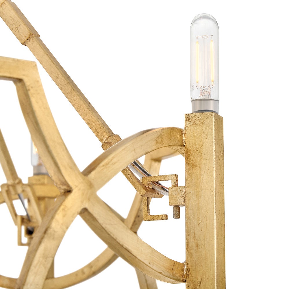 Hinkley Lighting 45783DA Leona Semi-Flush Mount in Distressed Brass