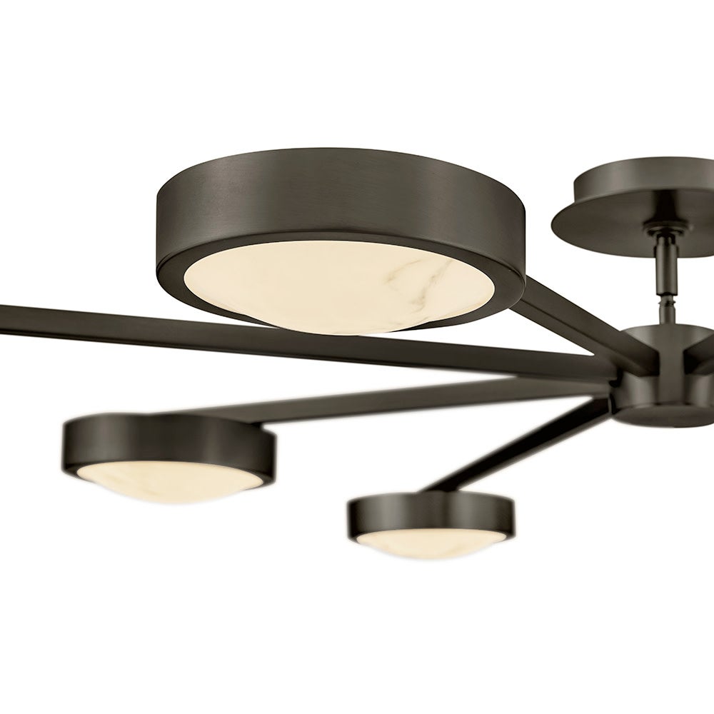 Fredrick Ramond FR31014BX Cava LED Profil bas Suspendu/Semi-affleurant en oxyde noir