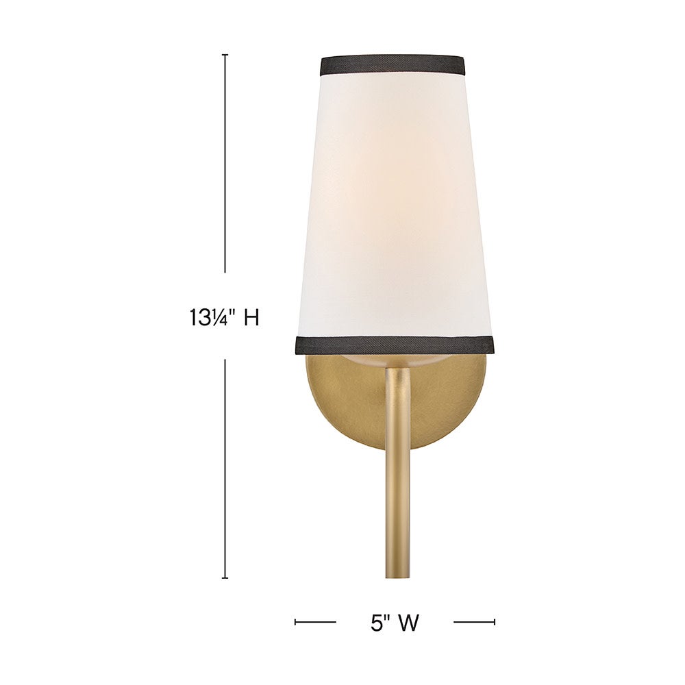 Meuble-lavabo Sonia 57050LCB-OW de Hinkley Lighting en laiton laqué
