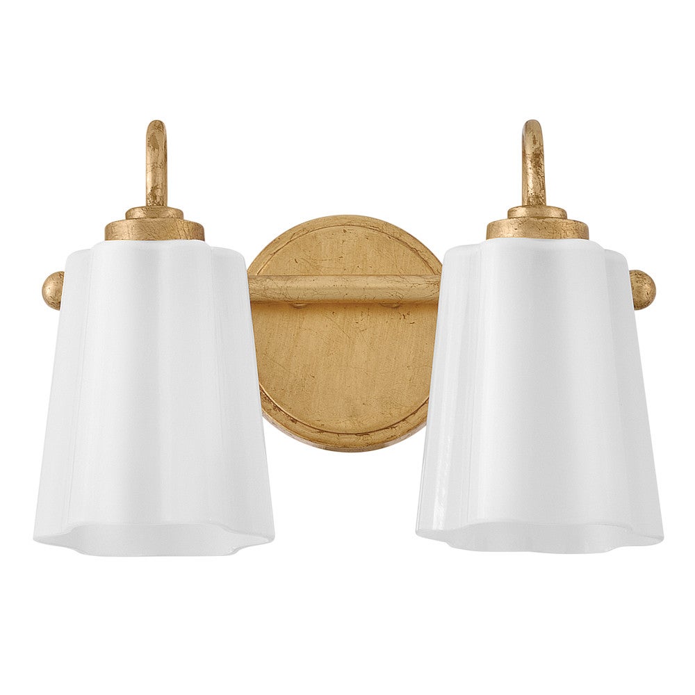 Lark 85412DA Honey Vanity in Distressed Brass