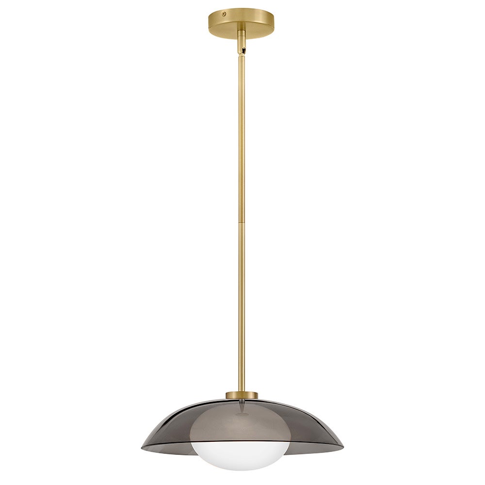 Lark 84447LCB Jace LED Pendant in Lacquered Brass