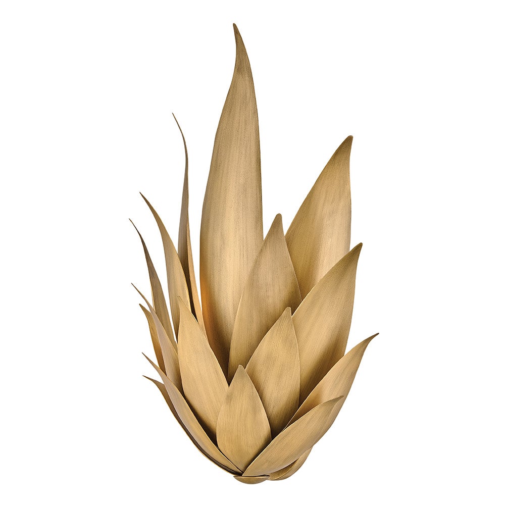Fredrick Ramond FR30810BNG Agave Botanical Sconce in Burnished Gold