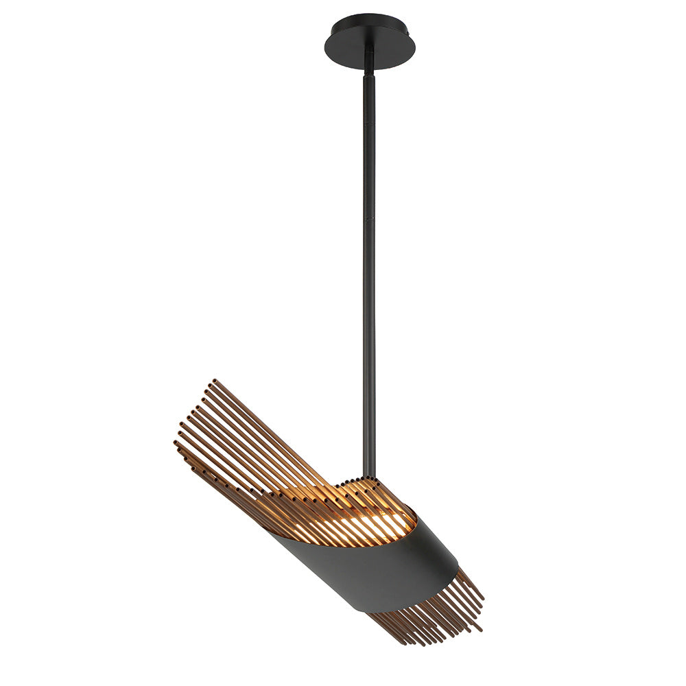 Eurofase 43866-014 Umura LED Linéaire Suspendu en noir