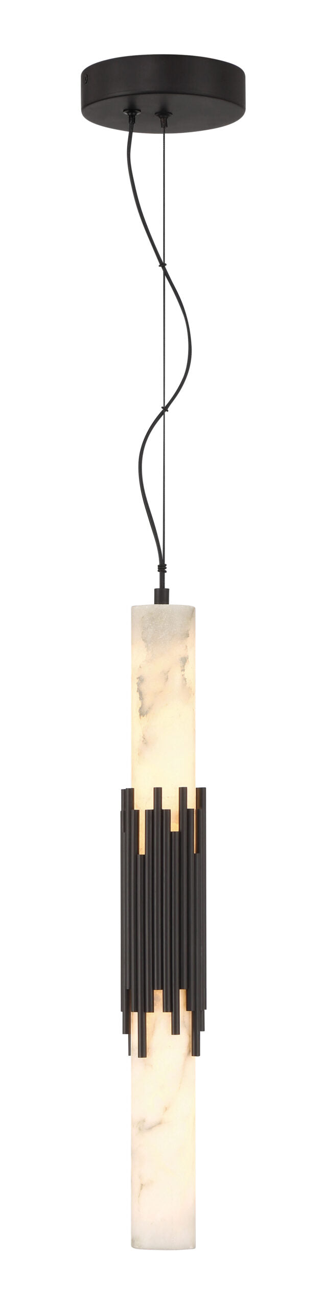 Eurofase 50353-019 Venna Alabaster LED Pendant in Urban Bronze