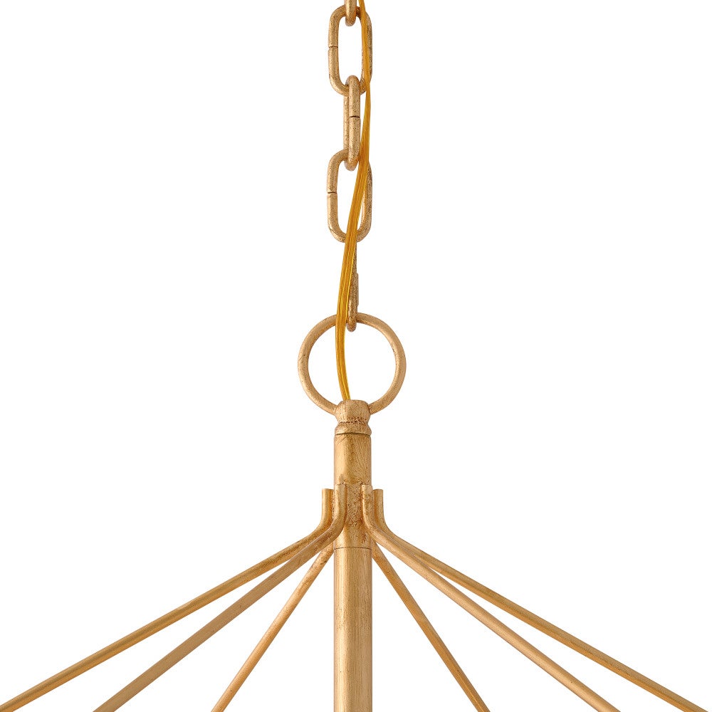 Fredrick Ramond FR46515DA Essie Pendant in Distressed Brass