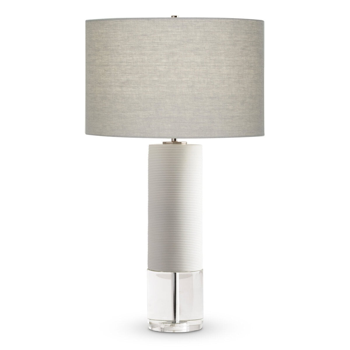 Atlantic Table Lamp - Off-White - Beige Linen (FLO-4450-BGL)