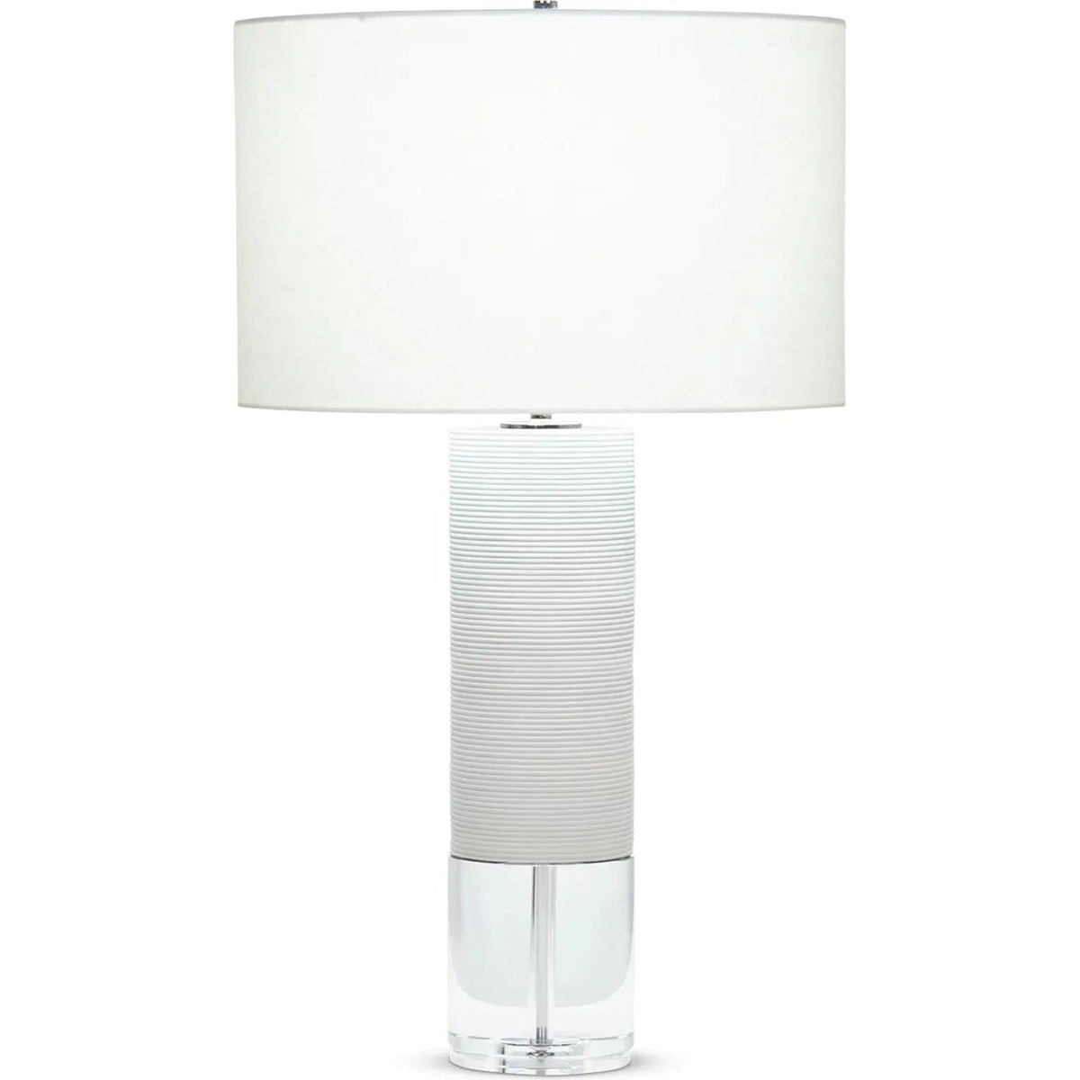 Atlantic Table Lamp - Off-White - Off-White Linen (FLO-4450-OWL)