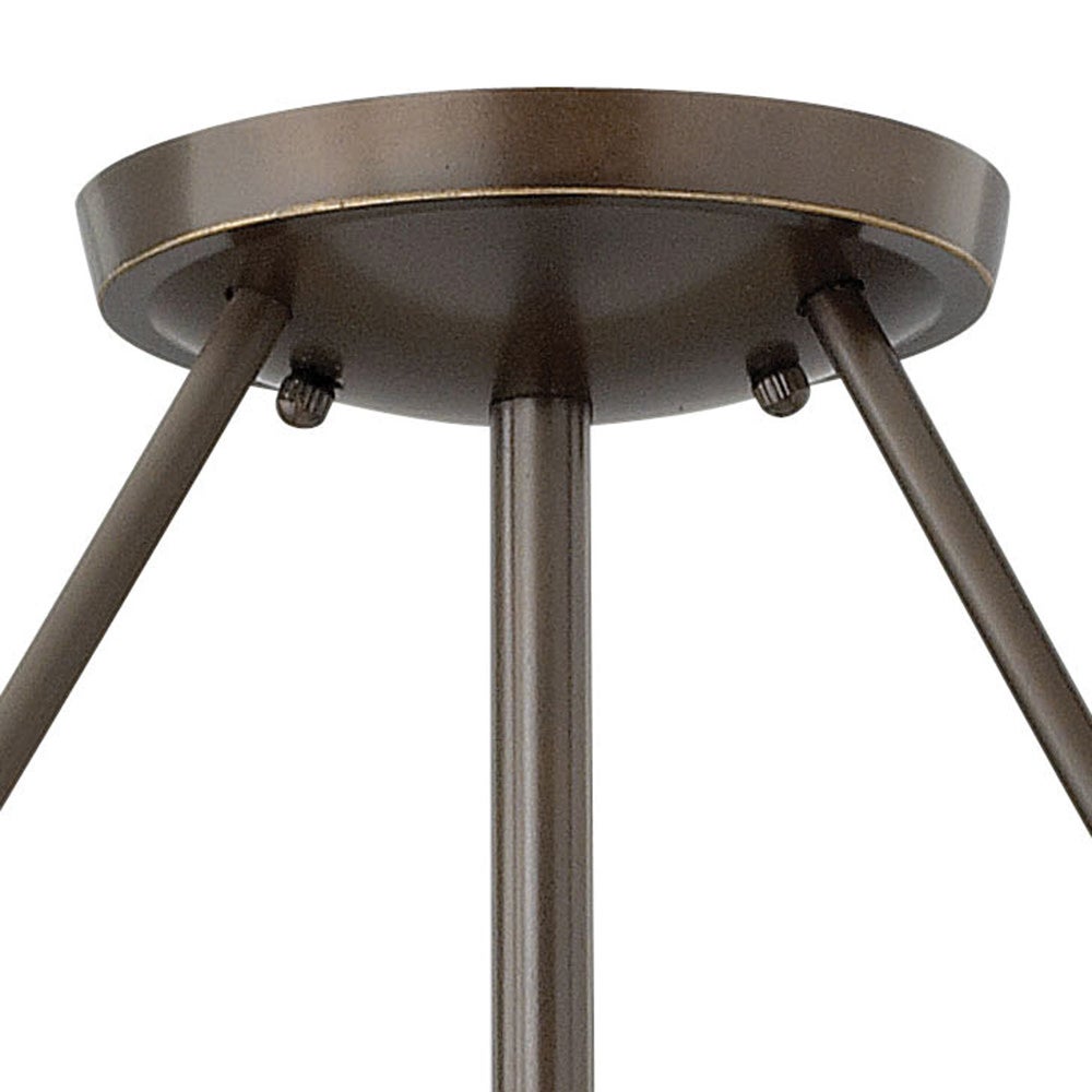Hinkley Lighting 3220OB-WH Hathaway Semi-Flush Mount in Olde Bronze