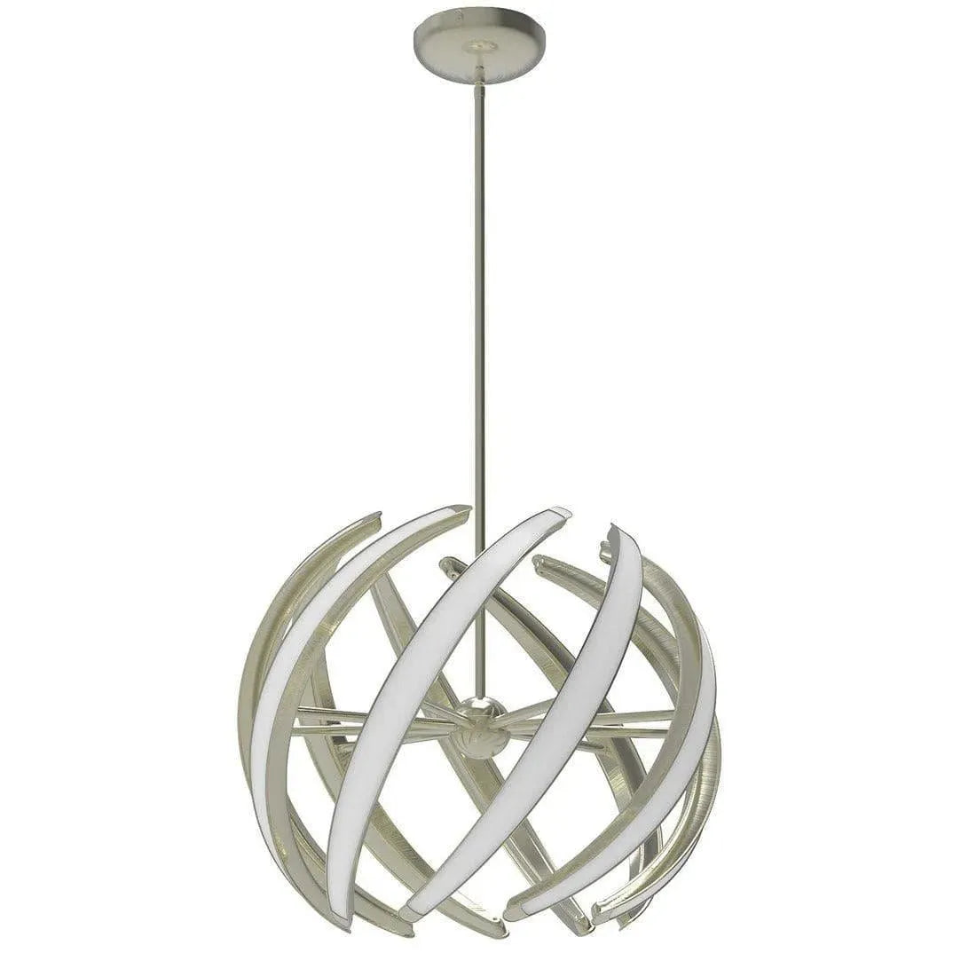 BlackJack Lighting - Swirl Pendant - SWL-23P-SN-27U-30K | Montreal Lighting & Hardware