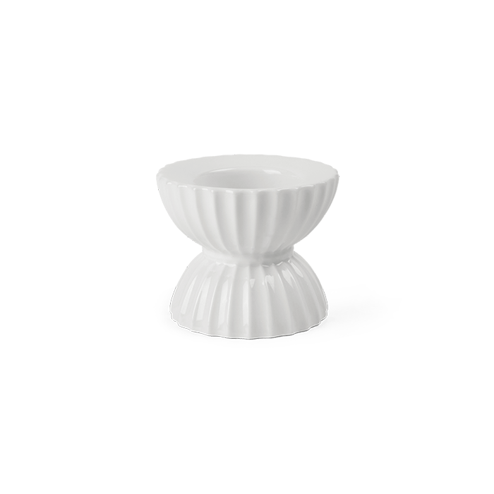 Lyngby Porcelæn 201464 Tura Candle Holder in White