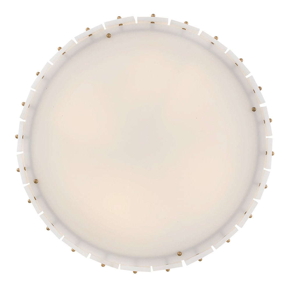 Fredrick Ramond FR47753BNG Simone Semi-Flush Mount in Burnished Gold