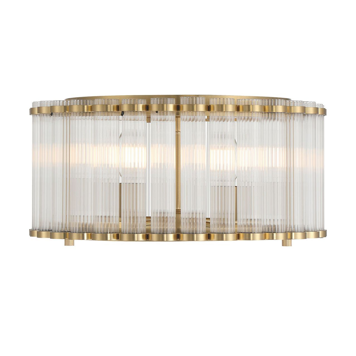 Eurofase 49185-010 Glasbury LED Flush Mount in Gold