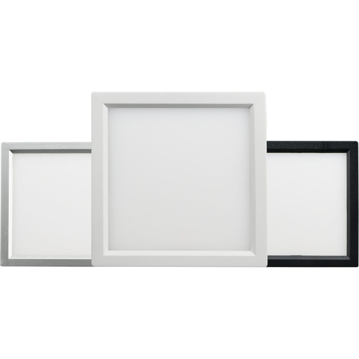 Eurofase 47522-022 Troy 5-CCT LED Square Flush Mount in Matte Black