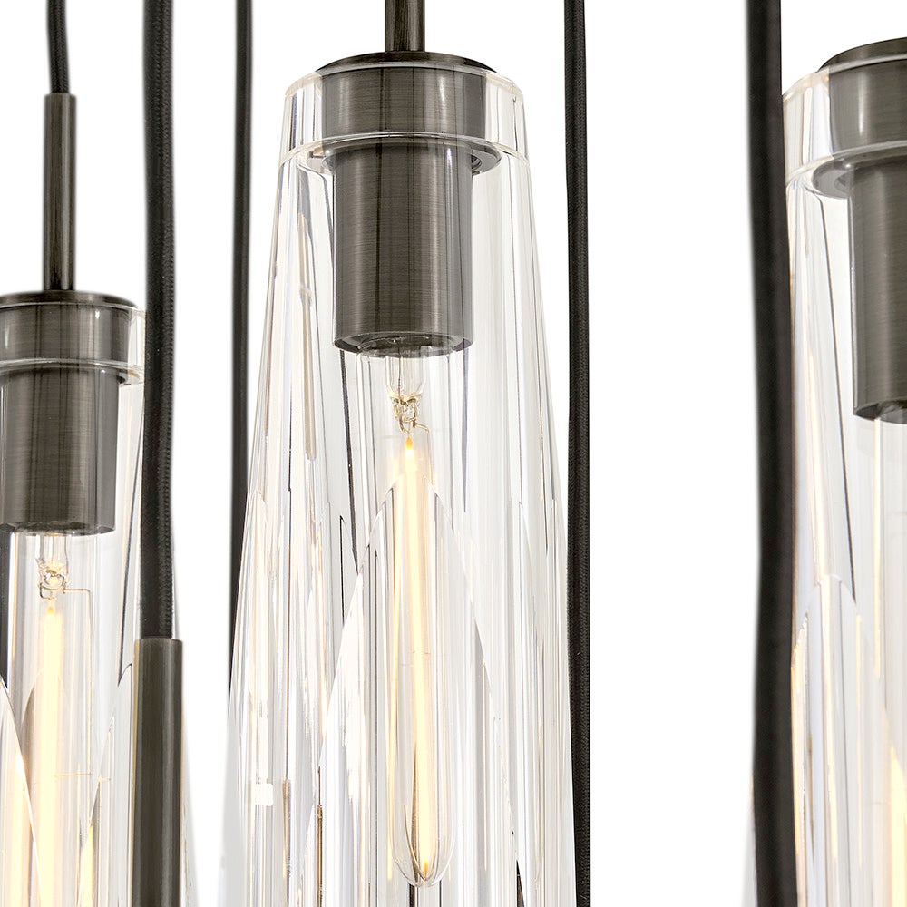 Fredrick Ramond FR31105BX-CL Cosette Crystal Linear en oxyde noir