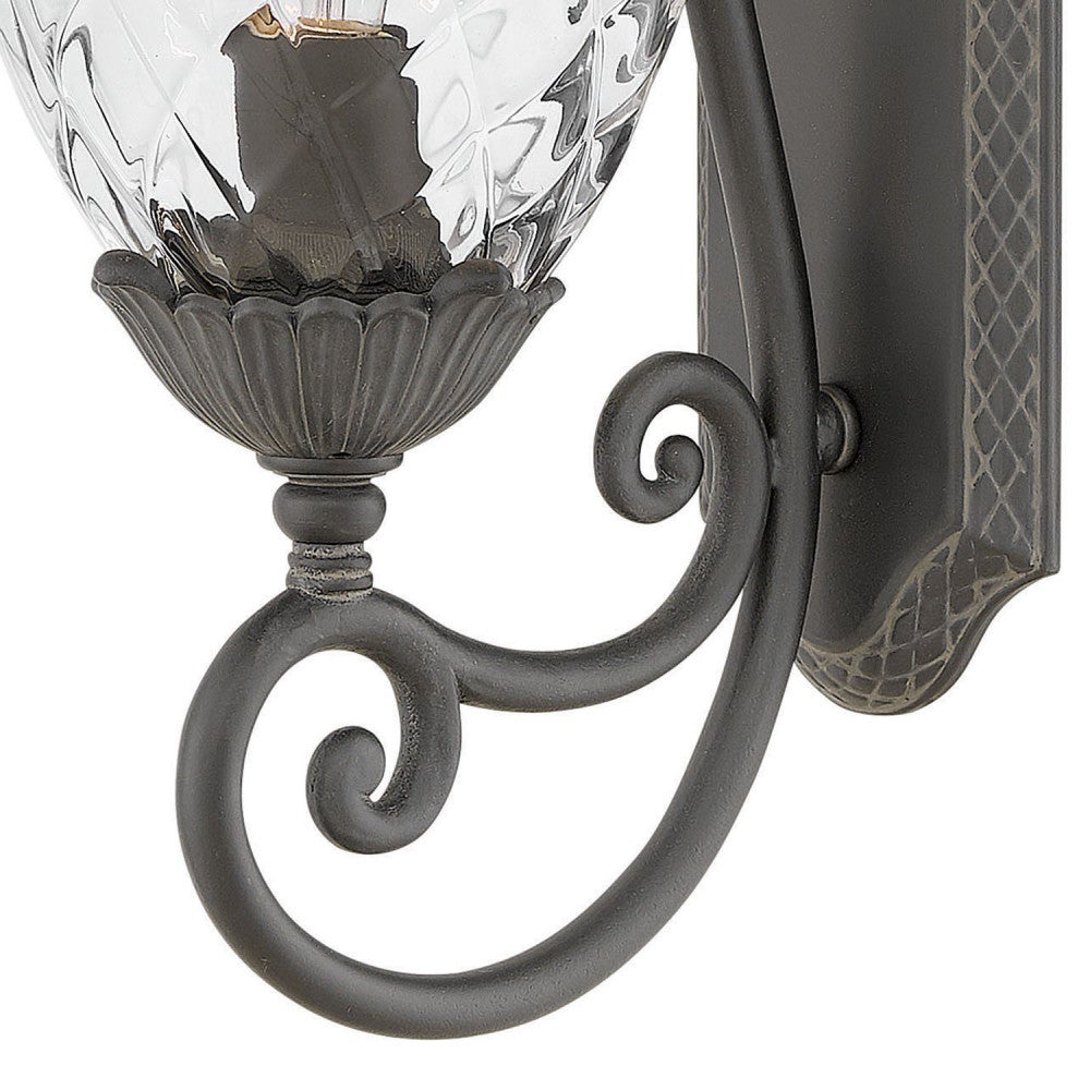 Lanterne murale Hinkley Lighting 2120MB Plantation, coloris Museum Black