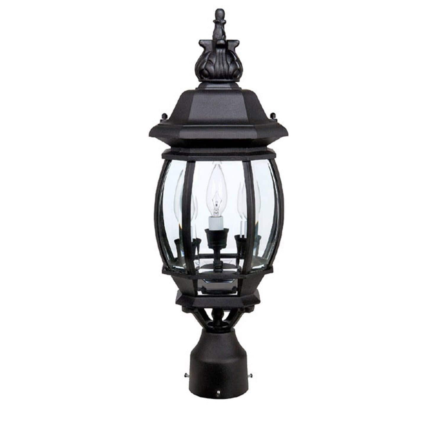 Capital Lighting Fixture Company - French Outdoor Post Lantern - 9865BK | Montreal Lighting & Hardware