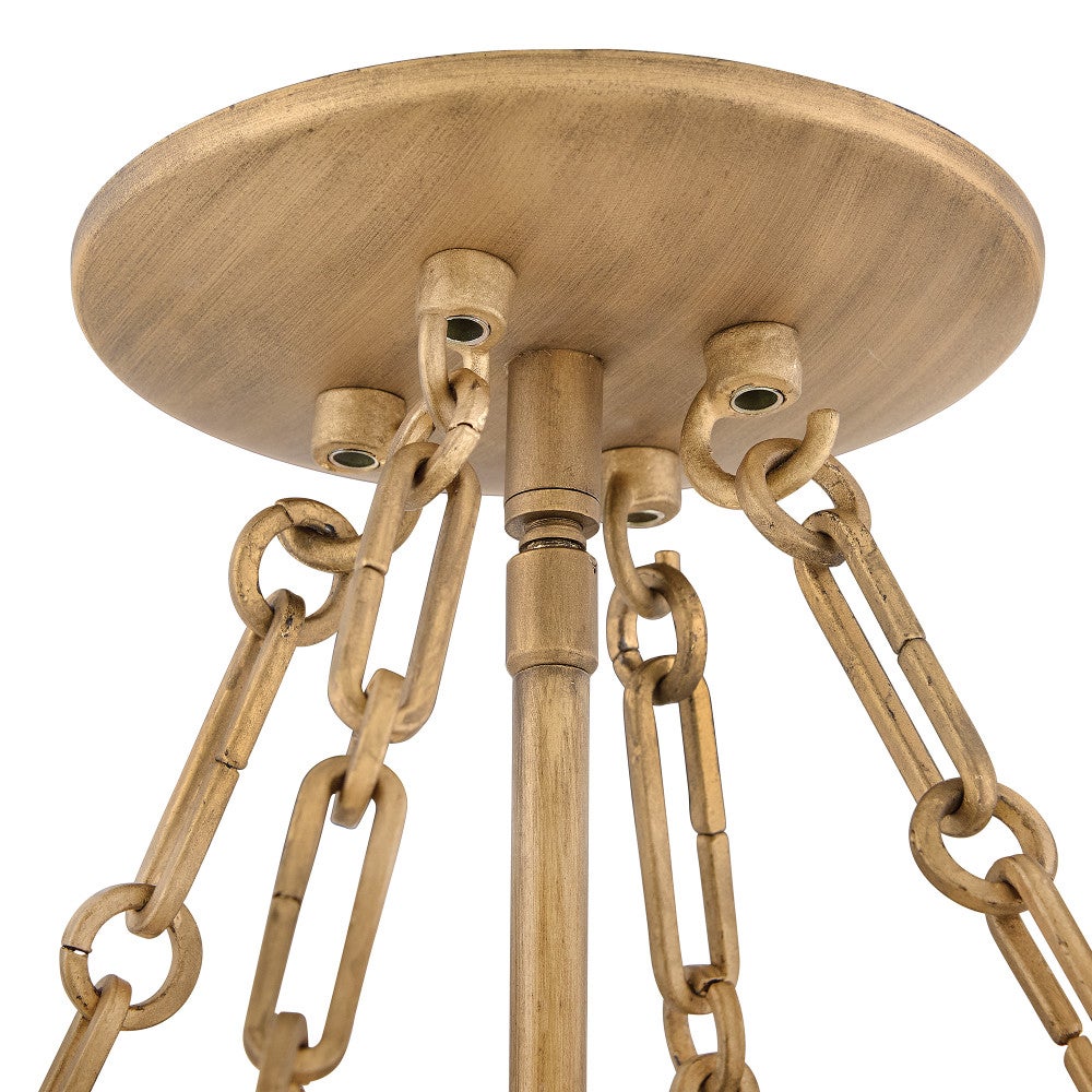 Fredrick Ramond FR46914BNG Fleur Pendant in Burnished Gold