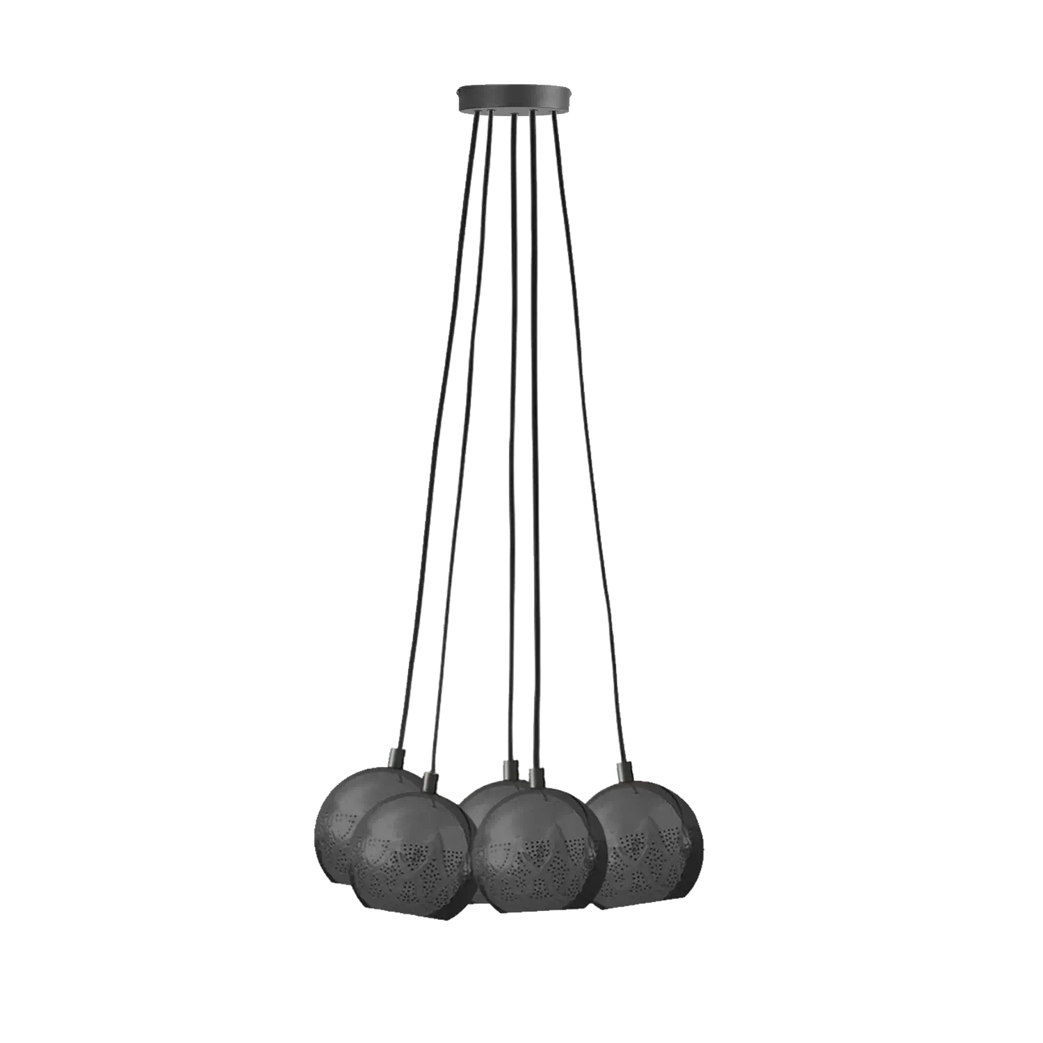 Dounia Home - DH-NURCLUCHA-BRS - Nur Cluster Chandelier - Polished Brass