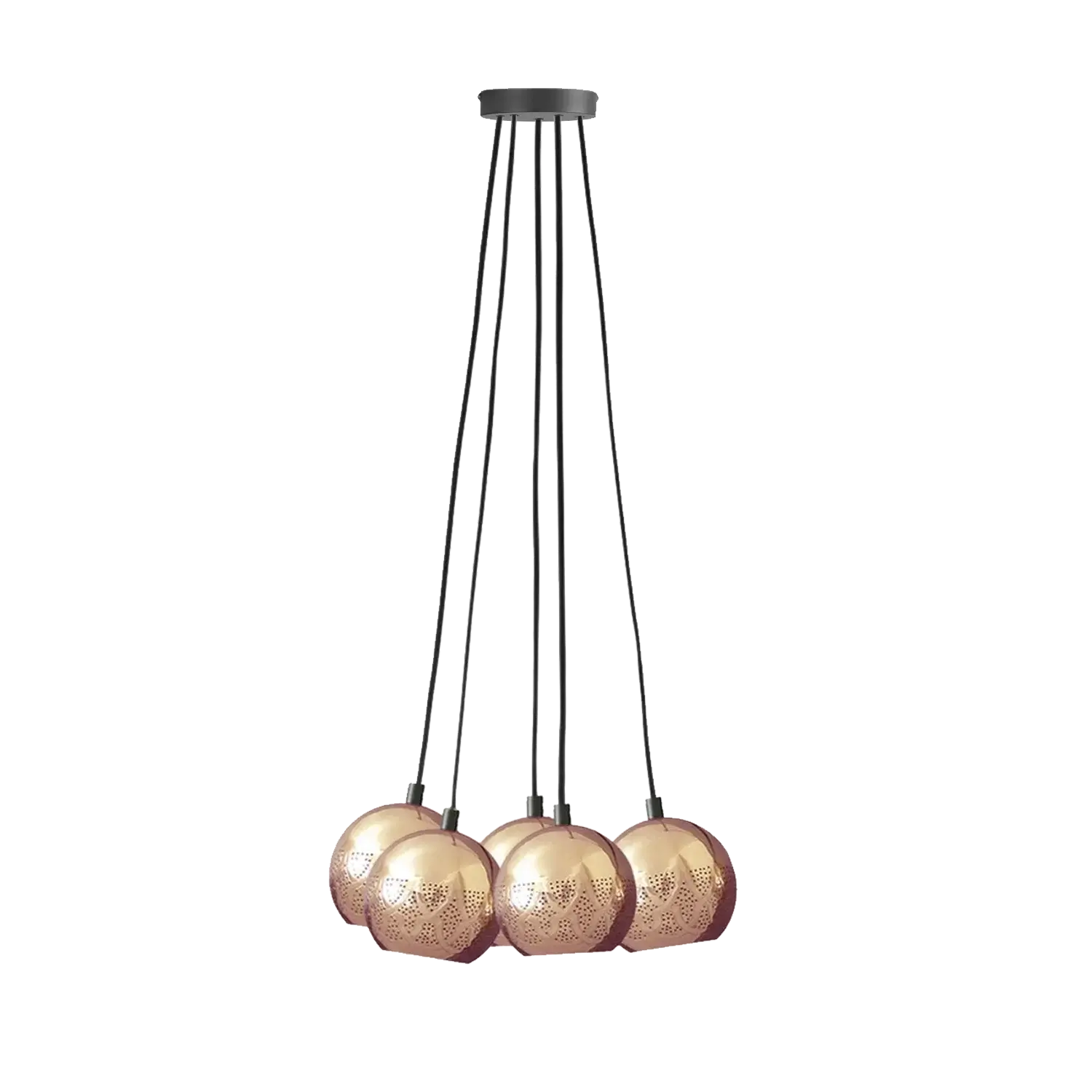Dounia Home - DH-NURCLUCHA-MGM - Nur Cluster Chandelier - Matte Gun Metal