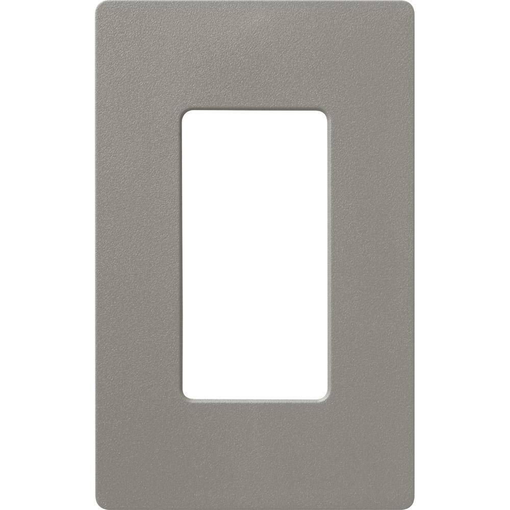 Lutron SC-6-CS Claro & Satin Colors Wallplate in Satin Cobblestone