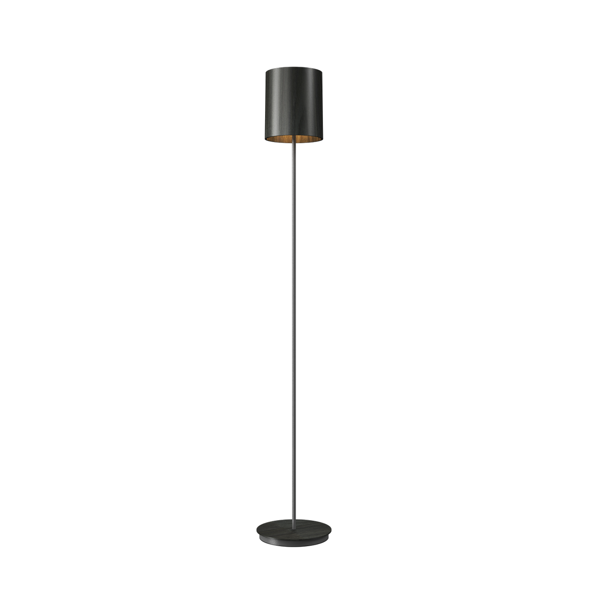 Accord Lighting 3054.44 Cylindrical Accord Floor Lamp in Charcoal
