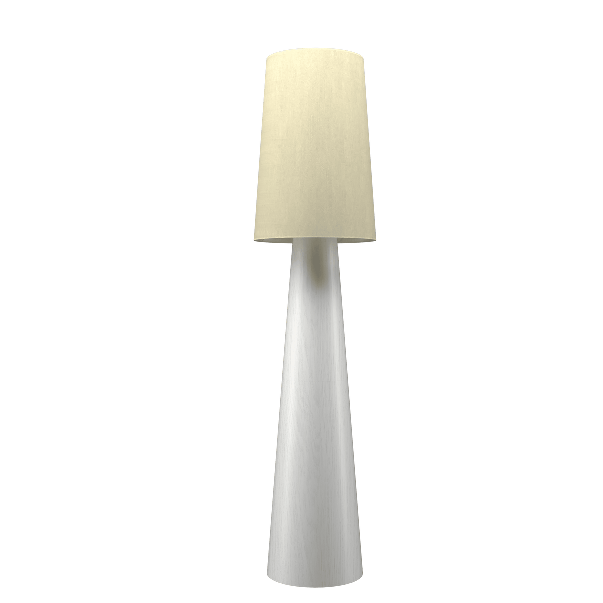Lampadaire conique Accord Lighting 3062.47 Accord en blanc organique