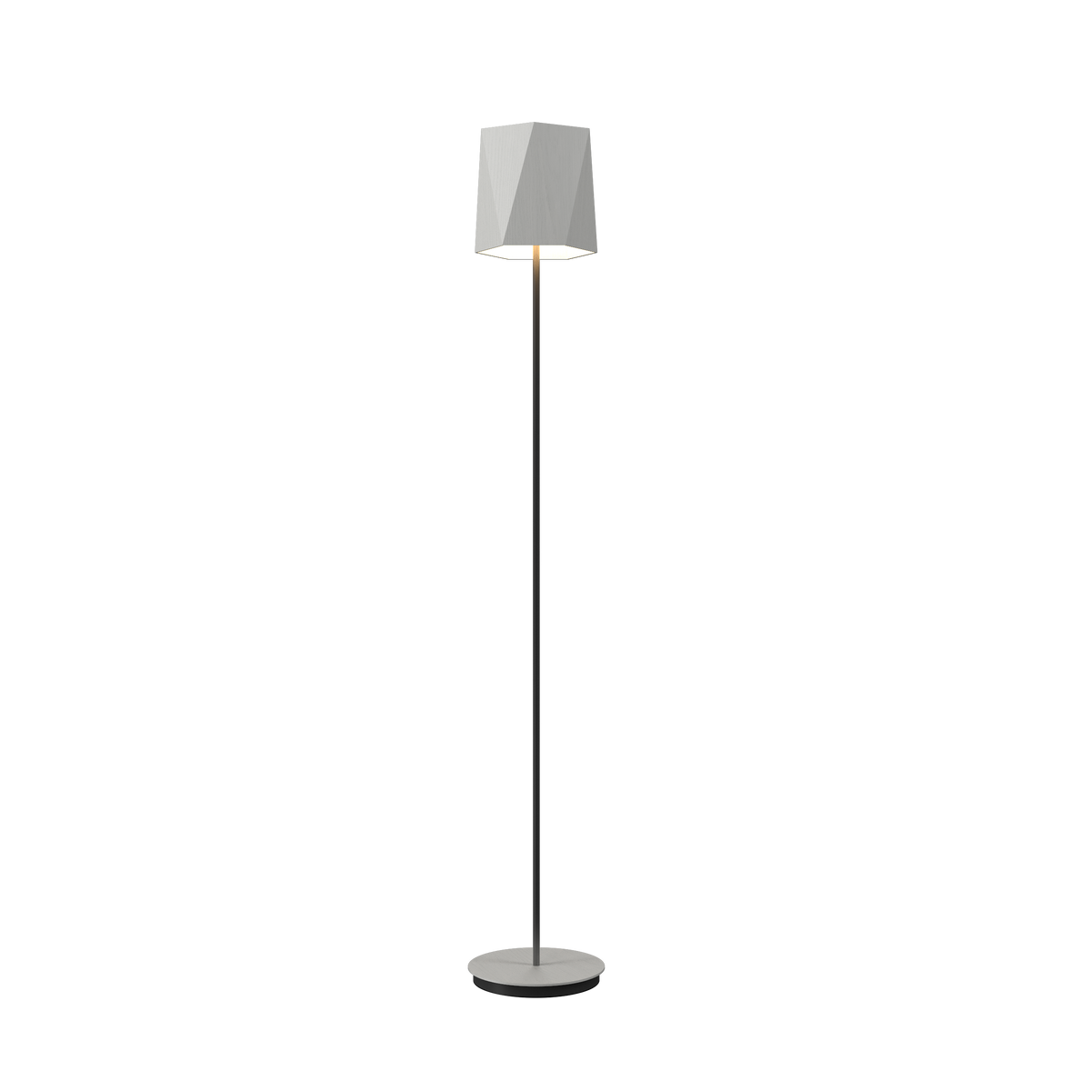 Lampadaire Accord Lighting 3057.47 Facet Accord en blanc organique