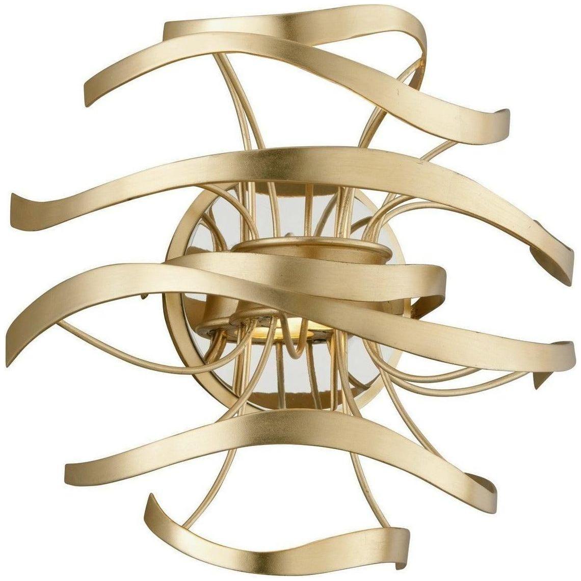 Corbett Lighting - Calligraphy Wall Sconce - 216-12-GL/SS | Montreal Lighting & Hardware