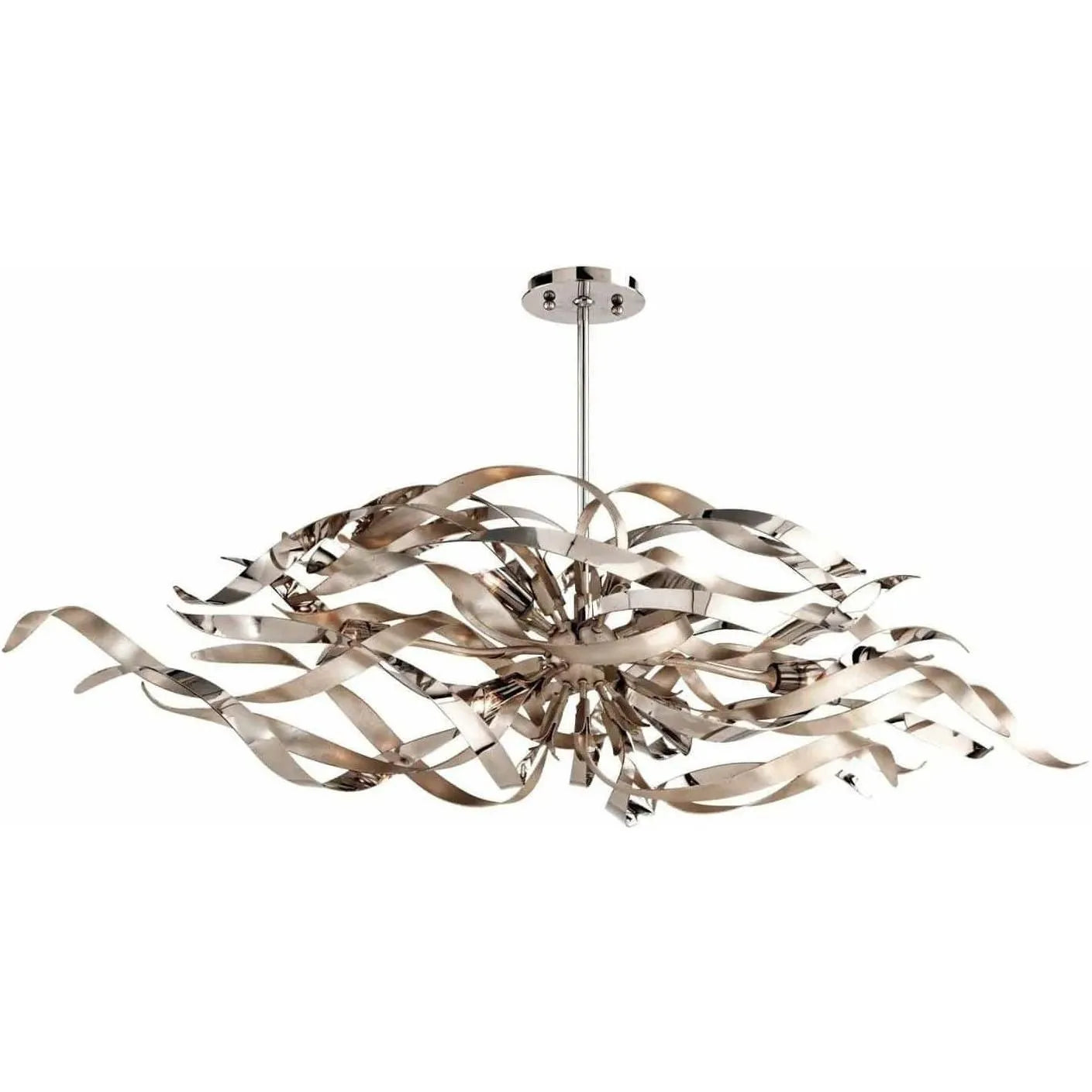 Corbett Lighting - Graffiti Linear Suspension - 154-56-SL/SS | Montreal Lighting & Hardware