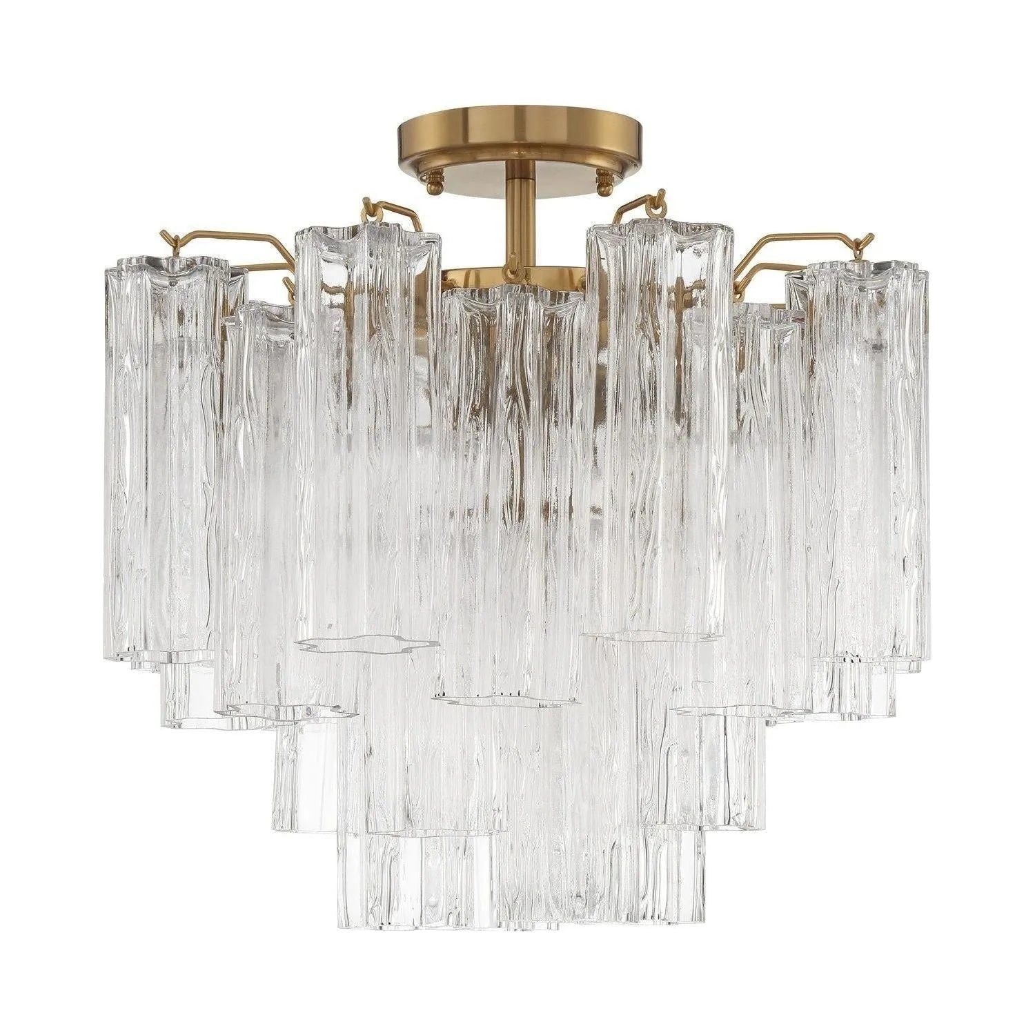 Crystorama - Addis Ceiling Mount - ADD-300-AG-CL_CEILING | Montreal Lighting & Hardware