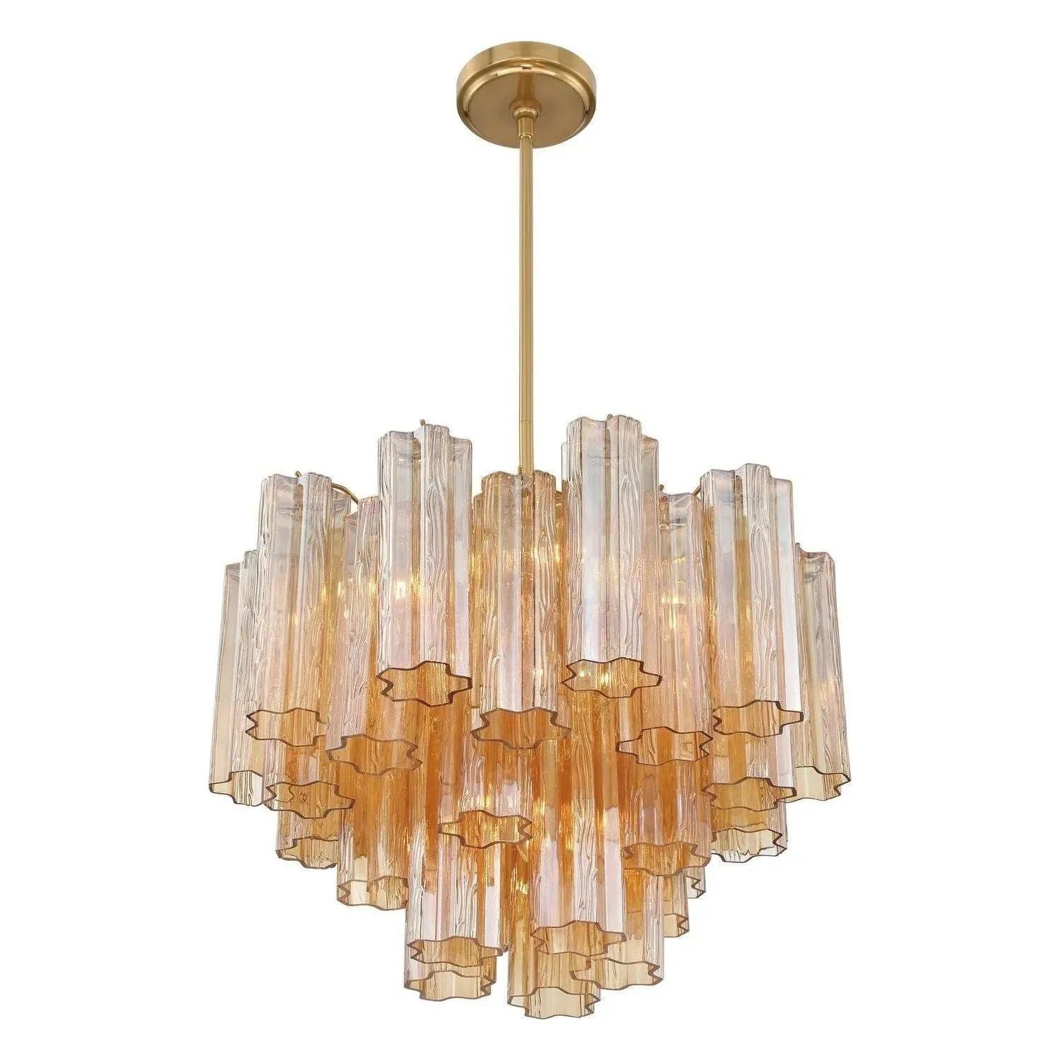Crystorama - Addis Chandelier - ADD-300-AG-AM | Montreal Lighting & Hardware