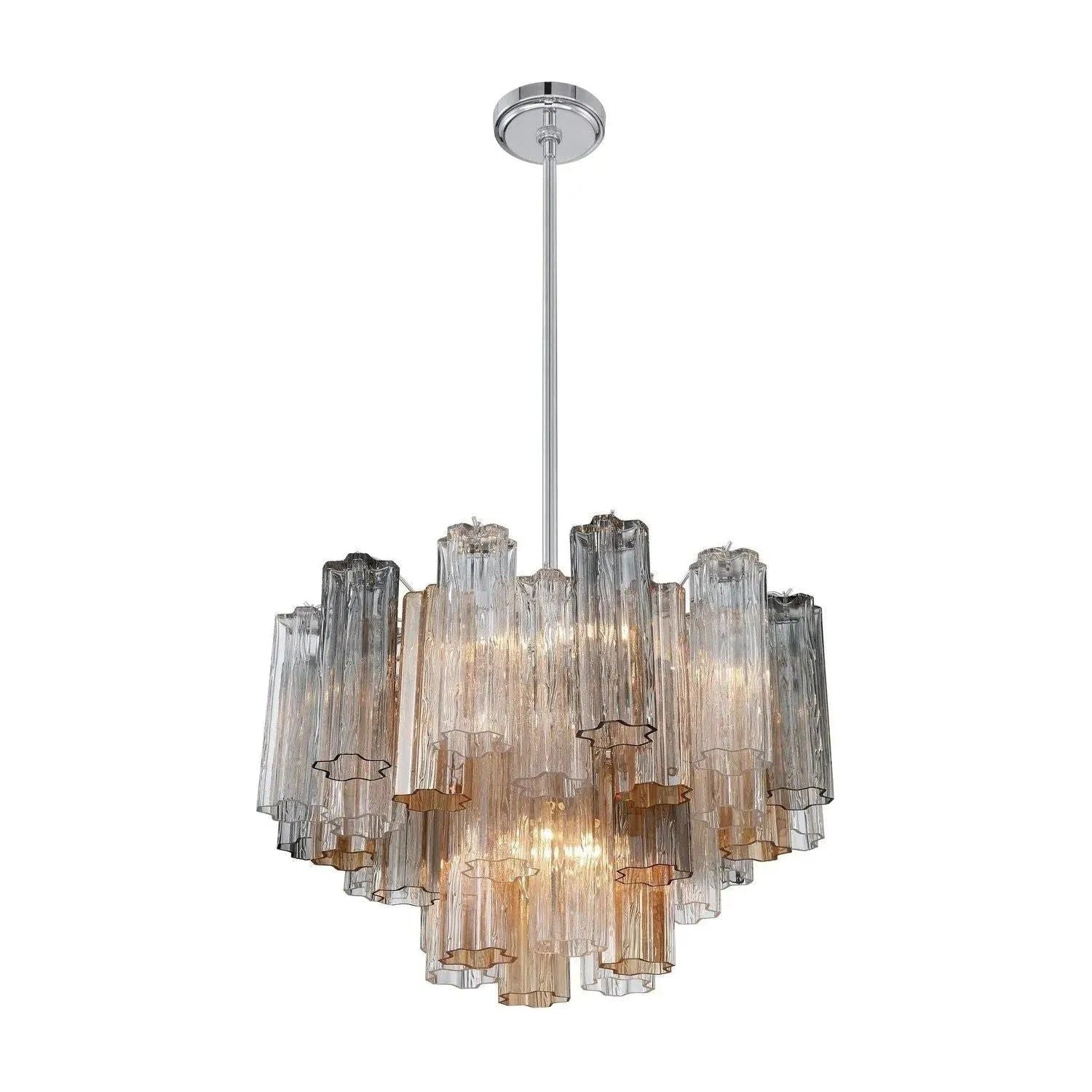 Crystorama - Addis Chandelier - ADD-300-AG-AM | Montreal Lighting & Hardware