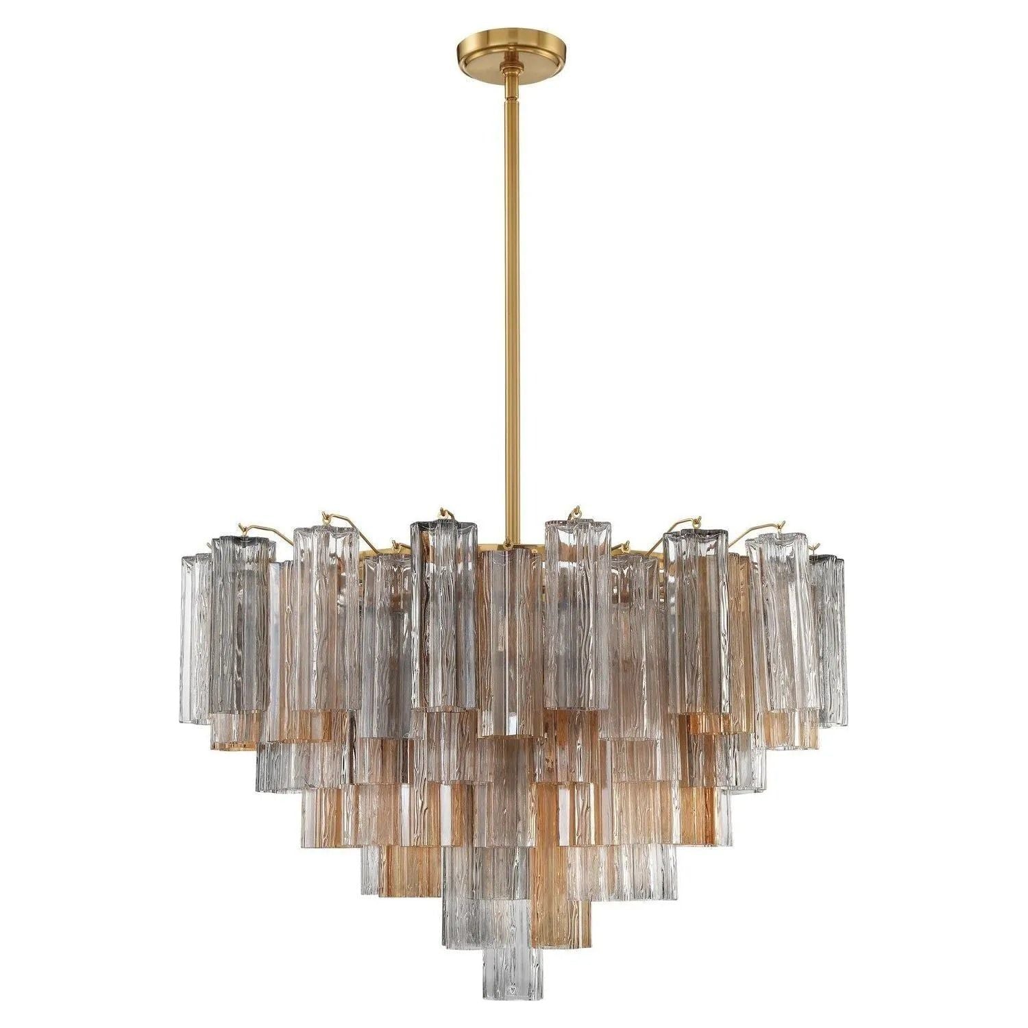 Crystorama - Addis Chandelier - ADD-316-AG-AU | Montreal Lighting & Hardware