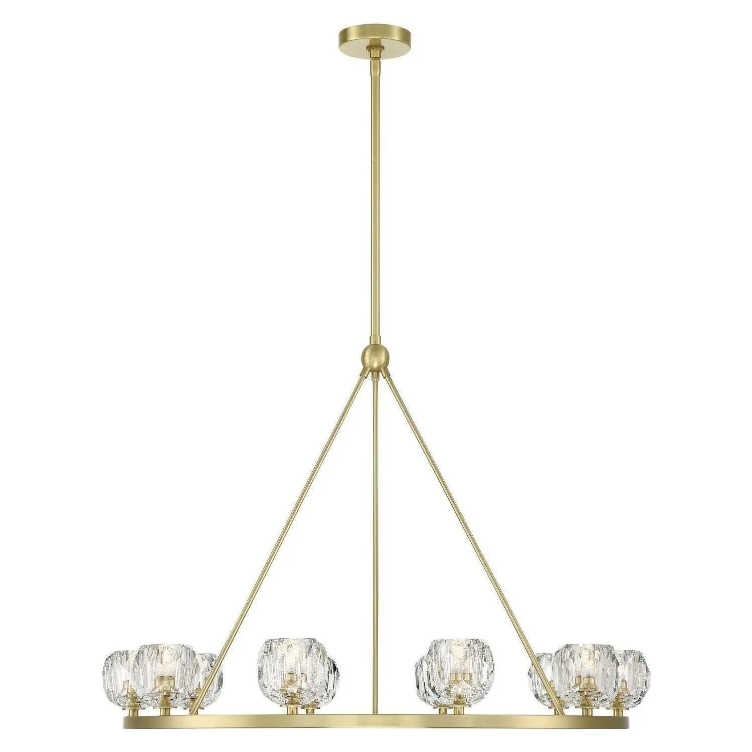 Crystorama - Aragon LED Chandelier - ARA-10265-SB | Montreal Lighting & Hardware