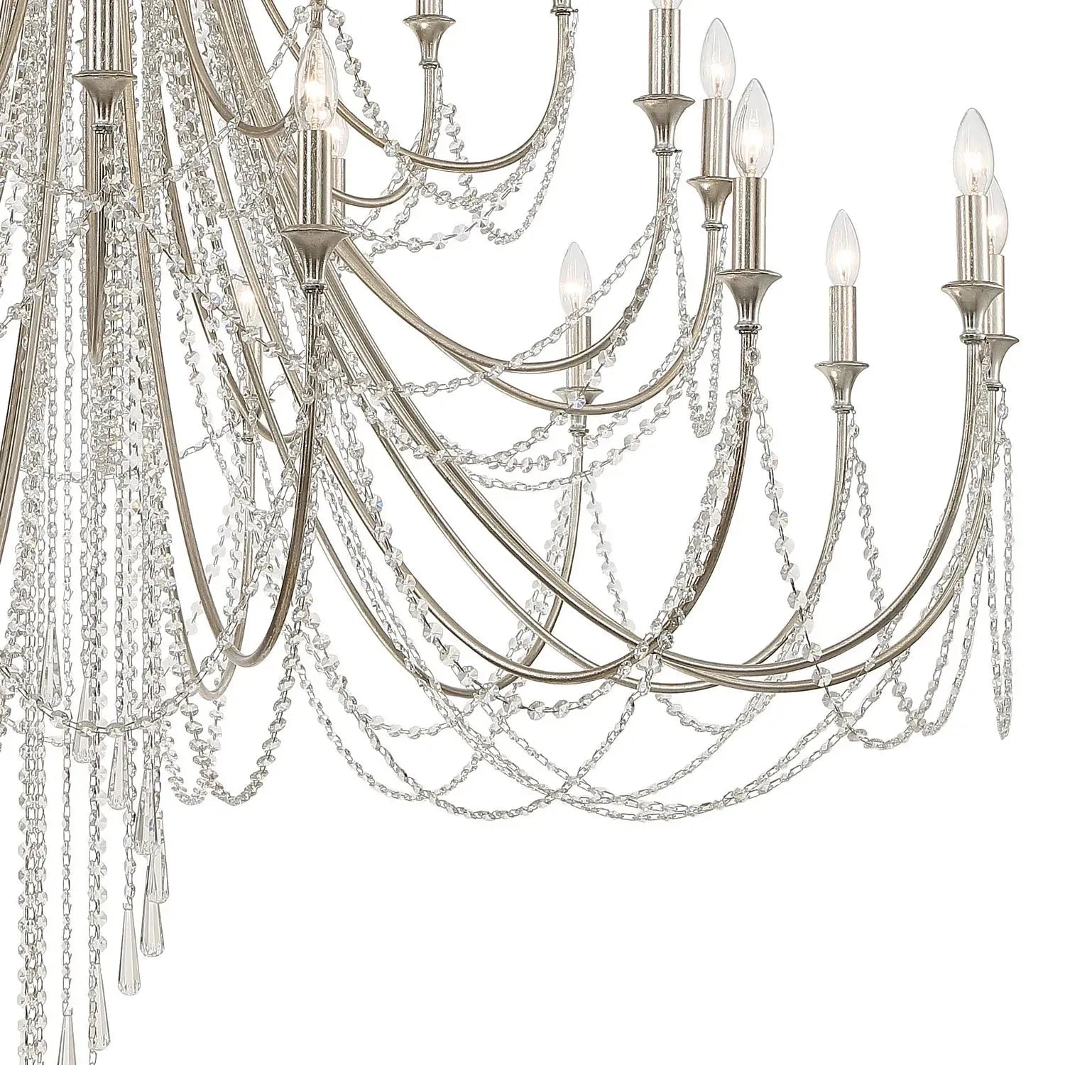 Crystorama - Arcadia Chandelier - ARC-1919-GA-CL-MWP | Montreal Lighting & Hardware