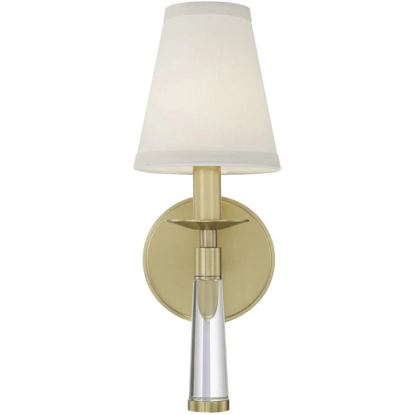 Crystorama - Baxter One Light Wall Mount - 8861-AG | Montreal Lighting & Hardware
