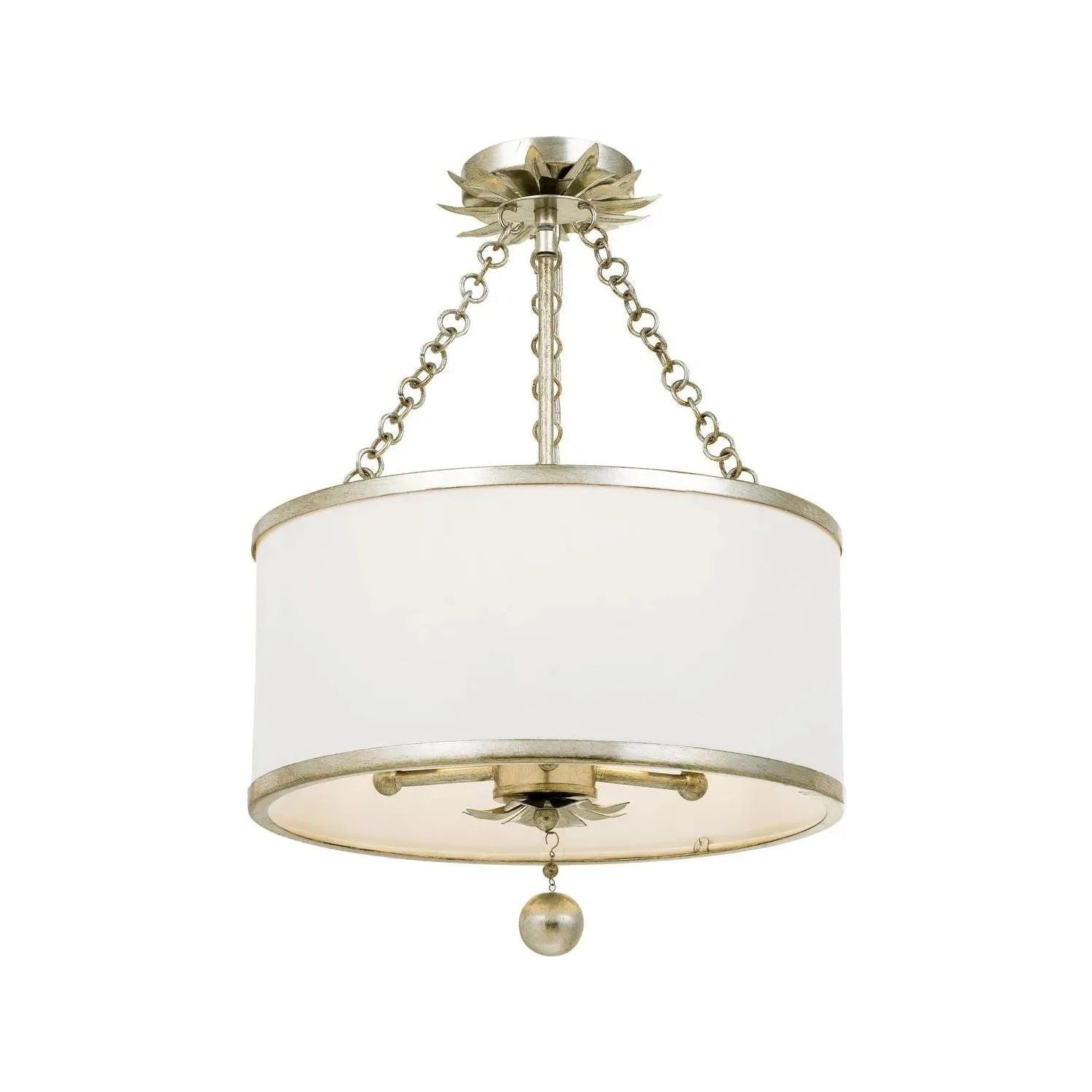 Crystorama - Broche Semi Flush Mount - Drum - 513-SA_CEILING | Montreal Lighting & Hardware