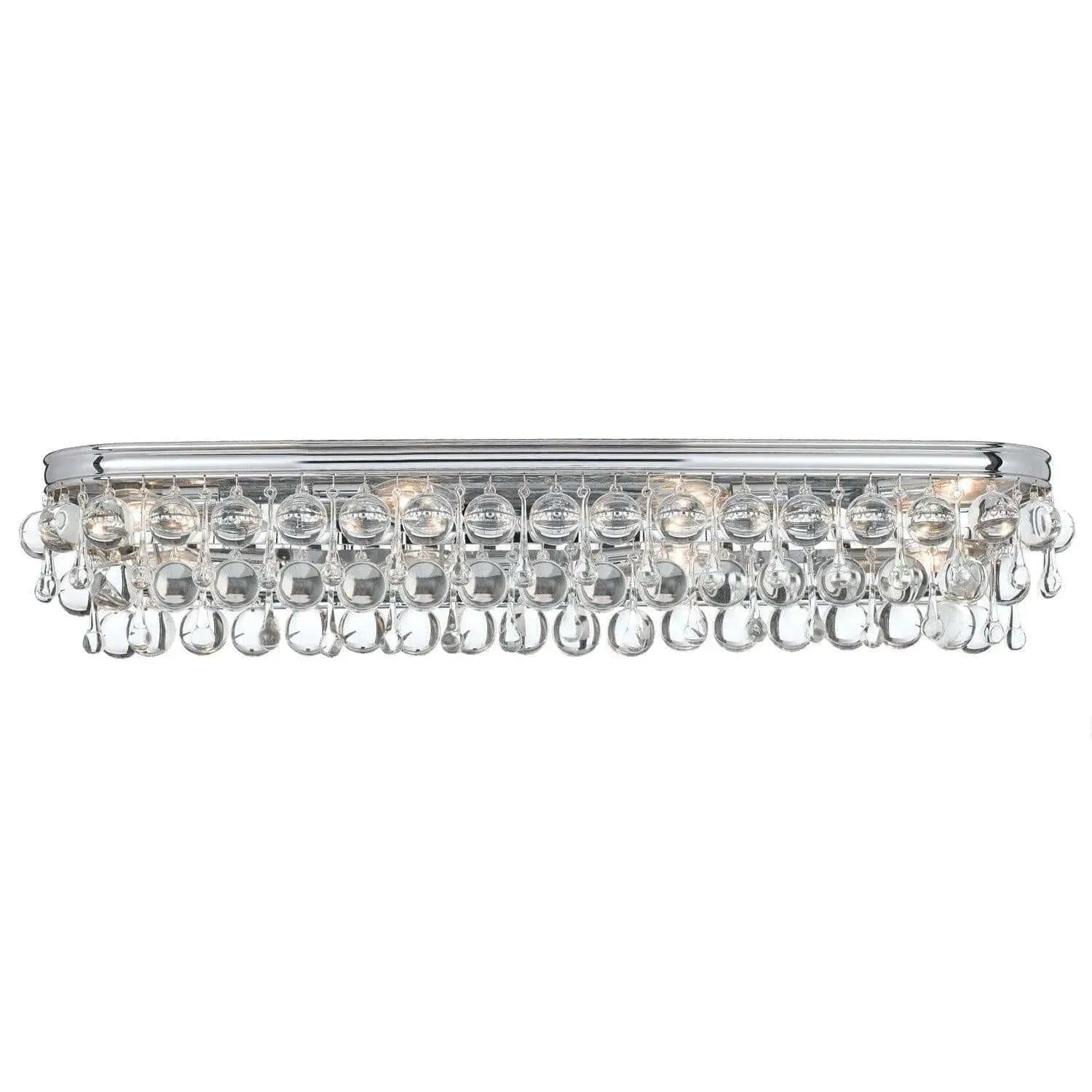 Crystorama - Calypso Eight Light Bathroom Vanity - 134-CH | Montreal Lighting & Hardware