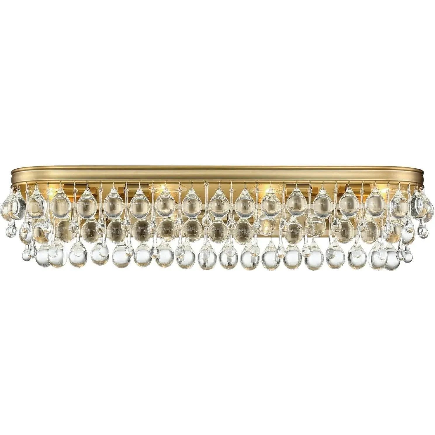 Crystorama - Calypso Eight Light Bathroom Vanity - 134-VG | Montreal Lighting & Hardware