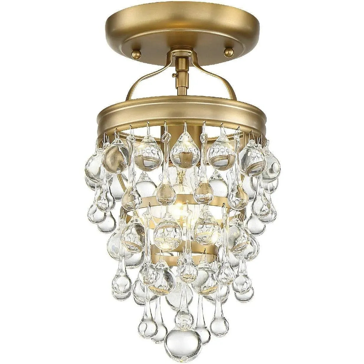 Crystorama - Calypso One Light Ceiling Mount - 131-VG_CEILING | Montreal Lighting & Hardware