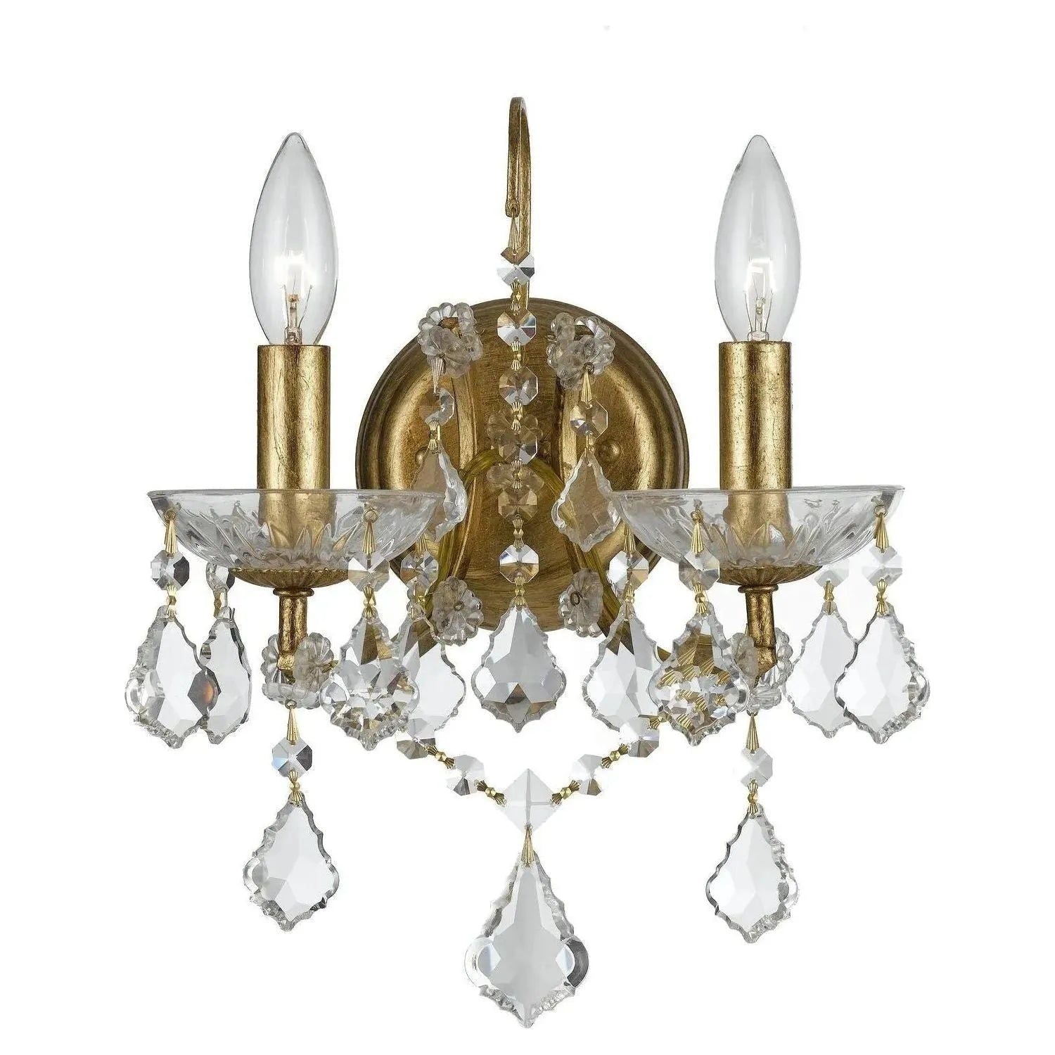 Crystorama - Filmore Wall Mount - 4452-GA-CL-MWP | Montreal Lighting & Hardware