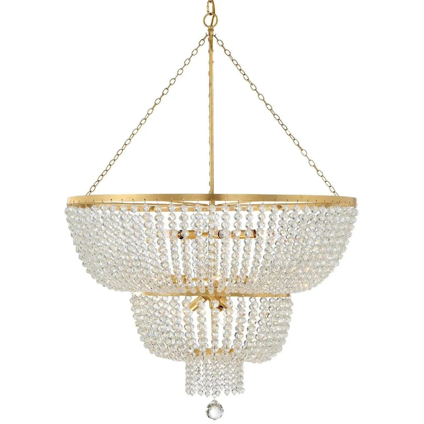 Crystorama - Rylee 12 Light Chandelier - 612-GA | Montreal Lighting & Hardware