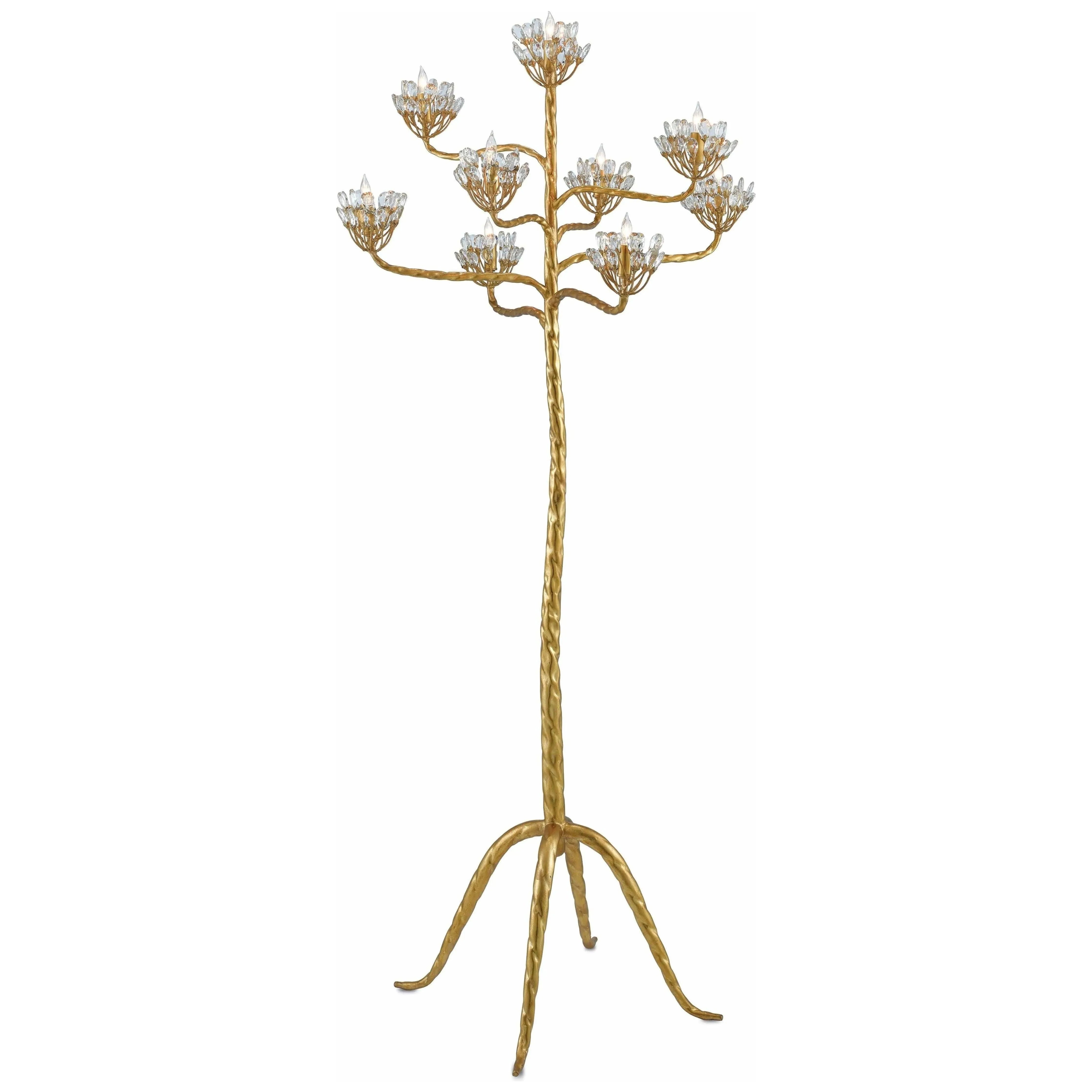 Currey and Company - Agave Floor Candelabra - 8000-0045 | Montreal Lighting & Hardware