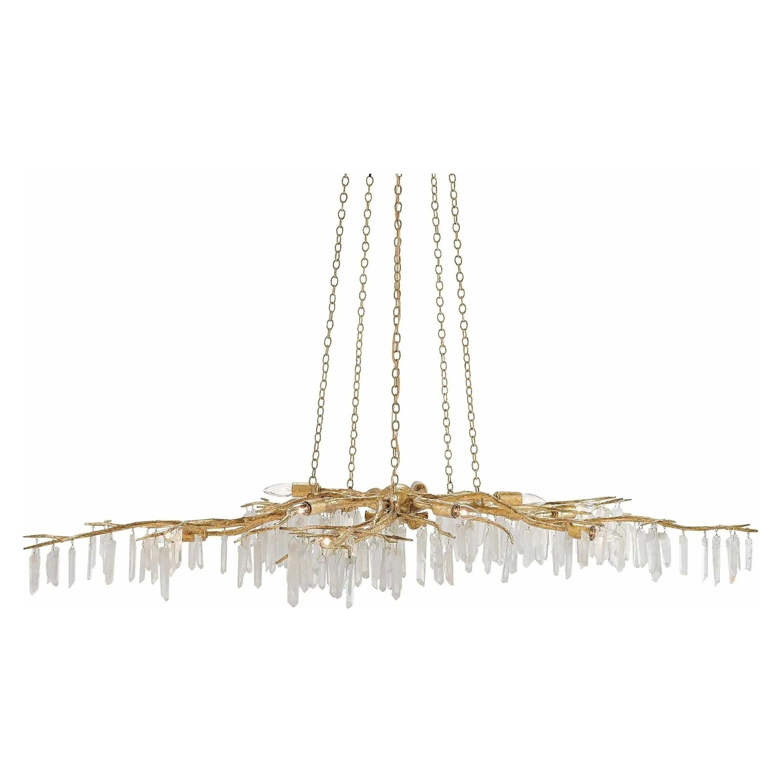 Currey and Company - Forest Light Chandelier - 9000-0040 | Montreal Lighting & Hardware
