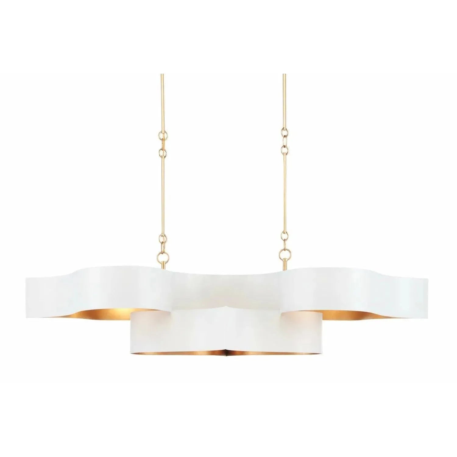 Currey and Company - Grand Lotus Linear Chandelier - 9000-0854 | Montreal Lighting & Hardware
