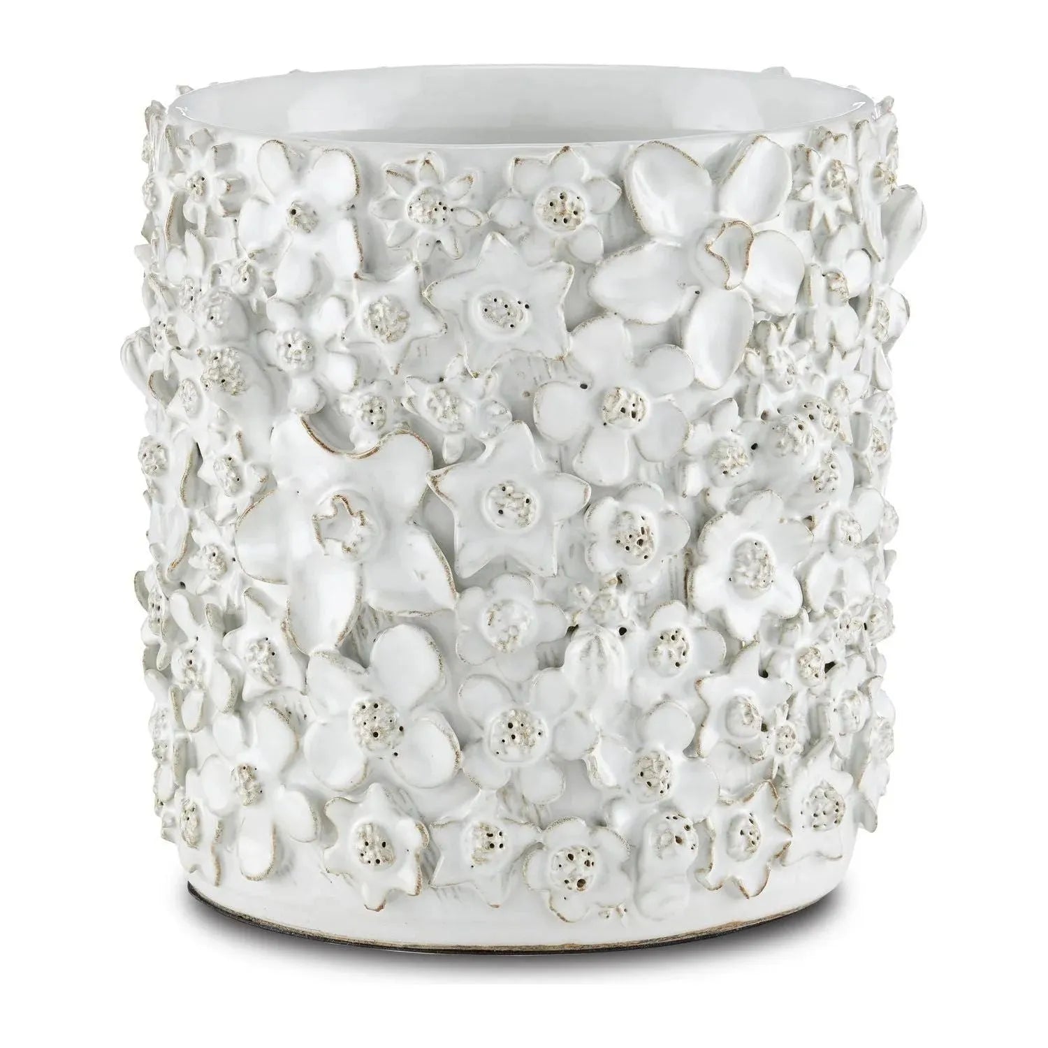 Currey and Company - Jessamine Cachepot - 1200-0628 | Montreal Lighting & Hardware